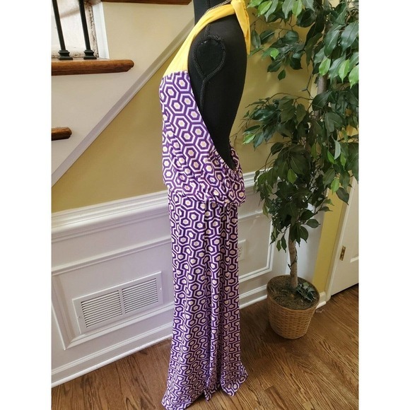 Mud Pie Leighton Halter Maxi Dress Size Large - Picture 6 of 15
